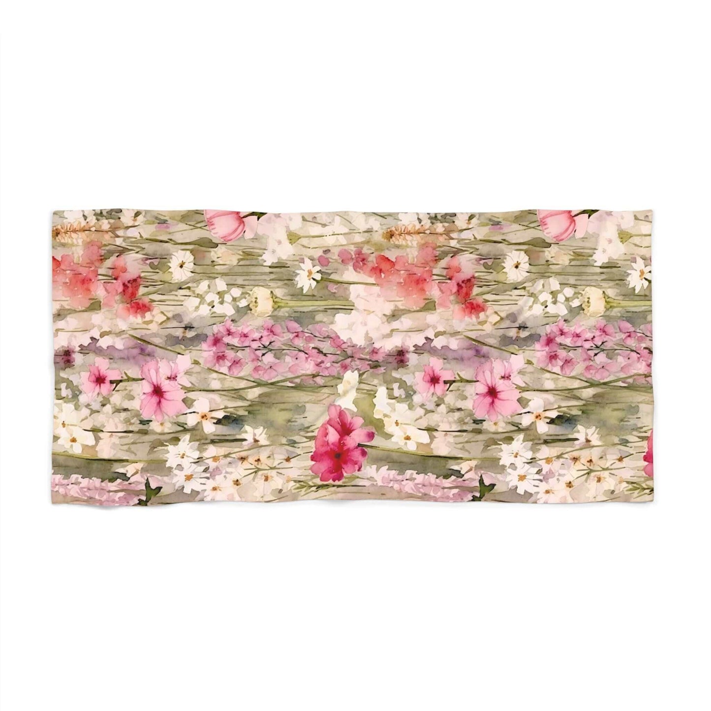 Floral Beach Towel