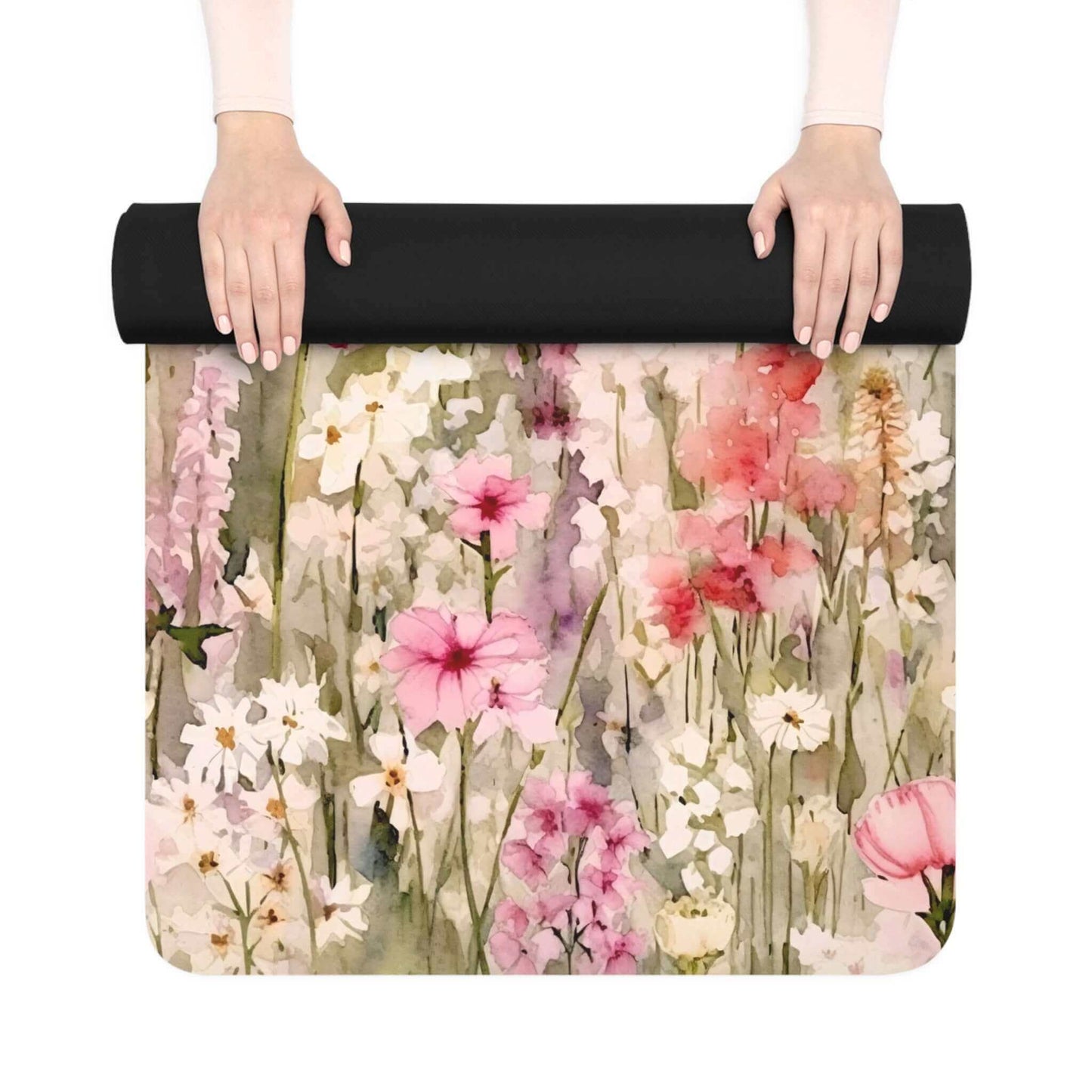 Floral Rubber Yoga Mat