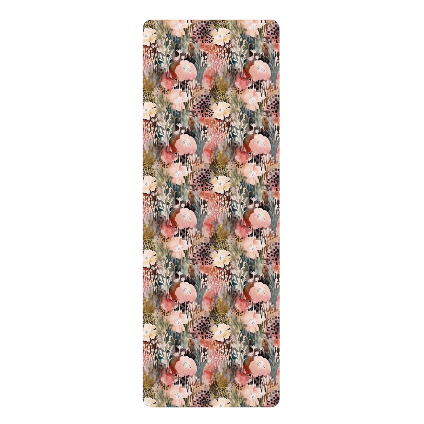 Floral Rubber Yoga Mat