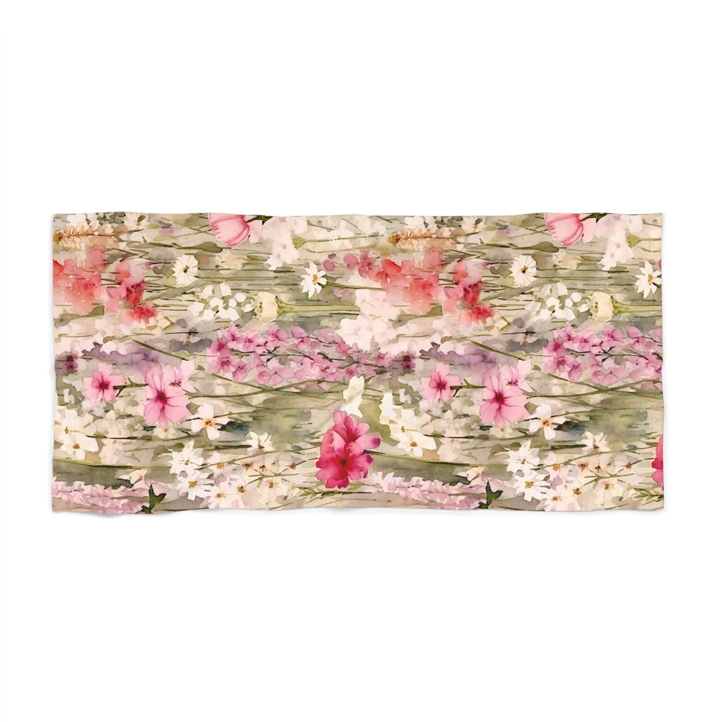 Floral Beach Towel