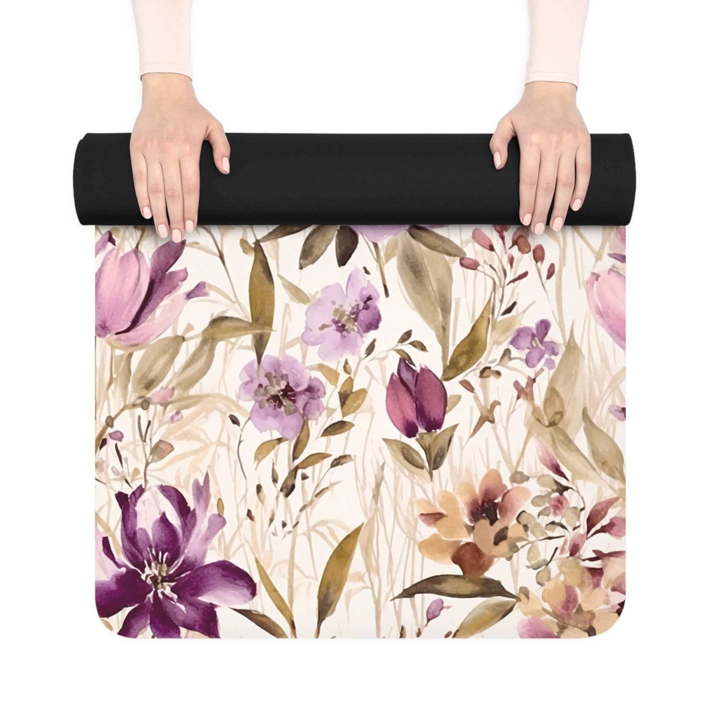 Floral Rubber Yoga Mat