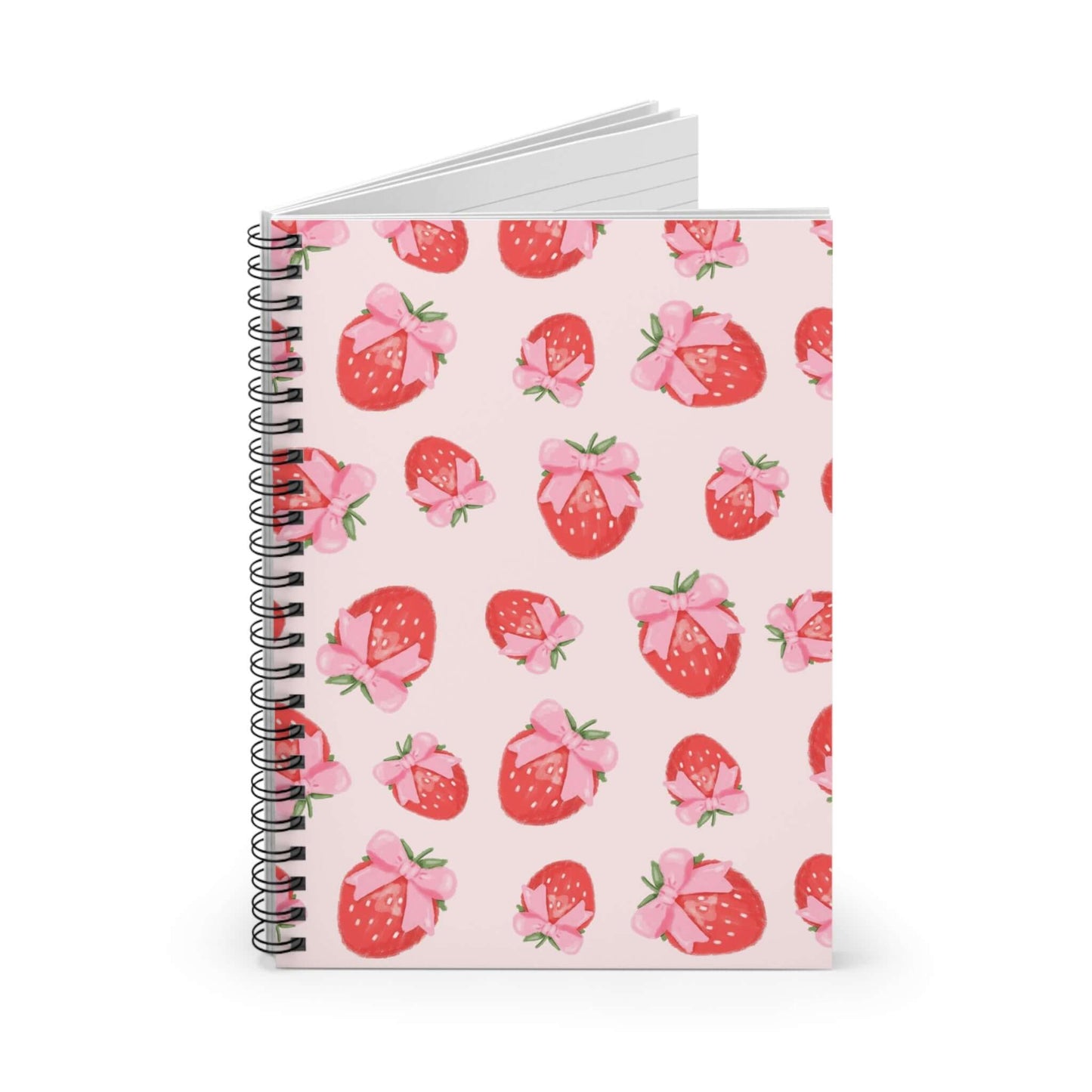 Strawberry Spiral Notebook