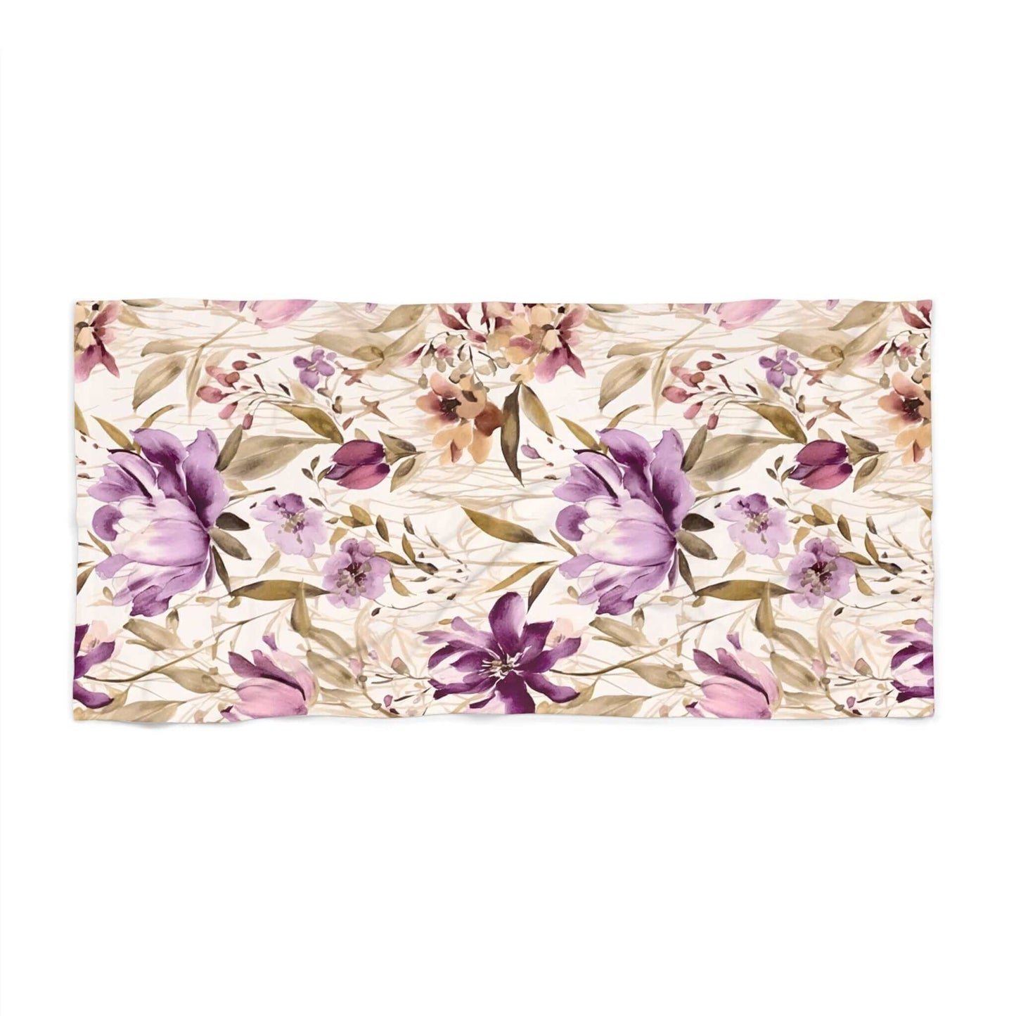Floral Beach Towel