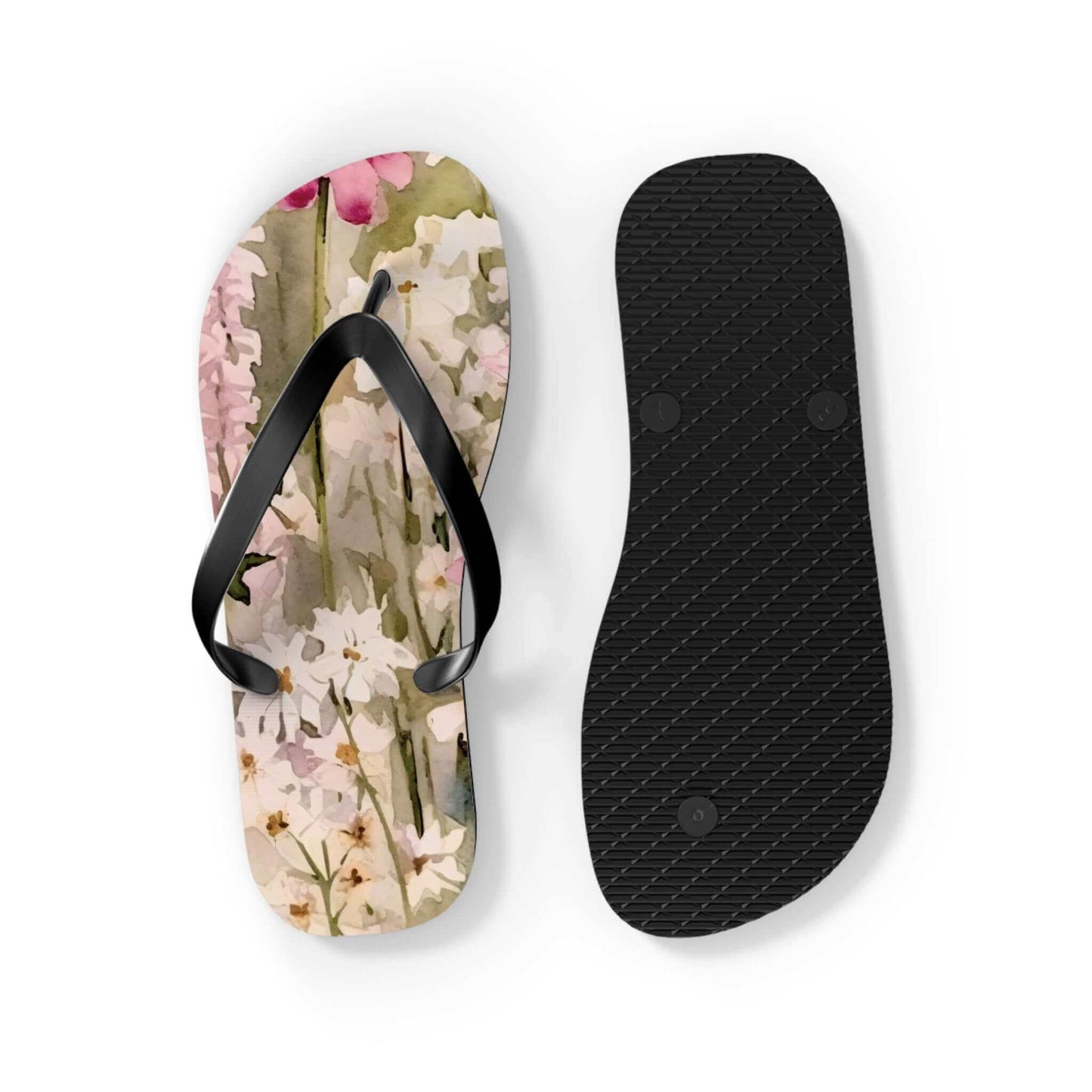 Floral Flip Flops