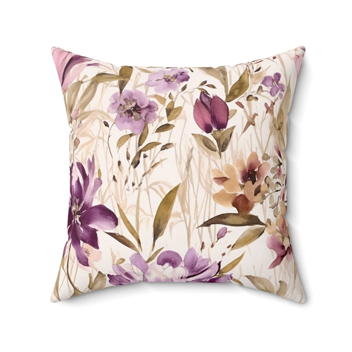 Floral Throw Pillow