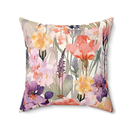 Floral Throw Pillow