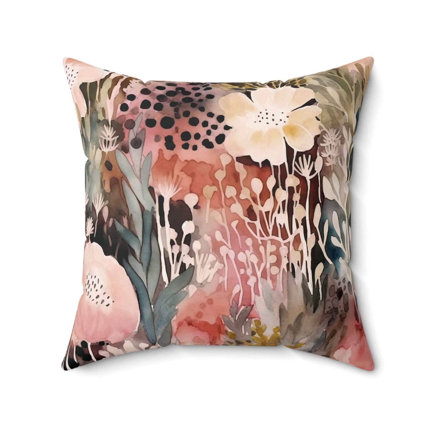 Floral Throw Pillow