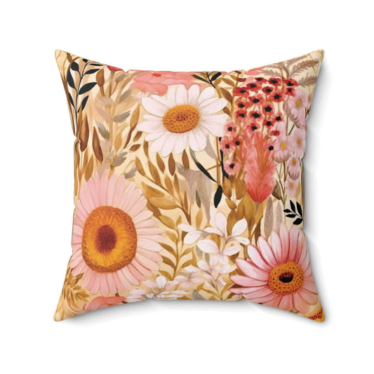 Floral Throw Pillow