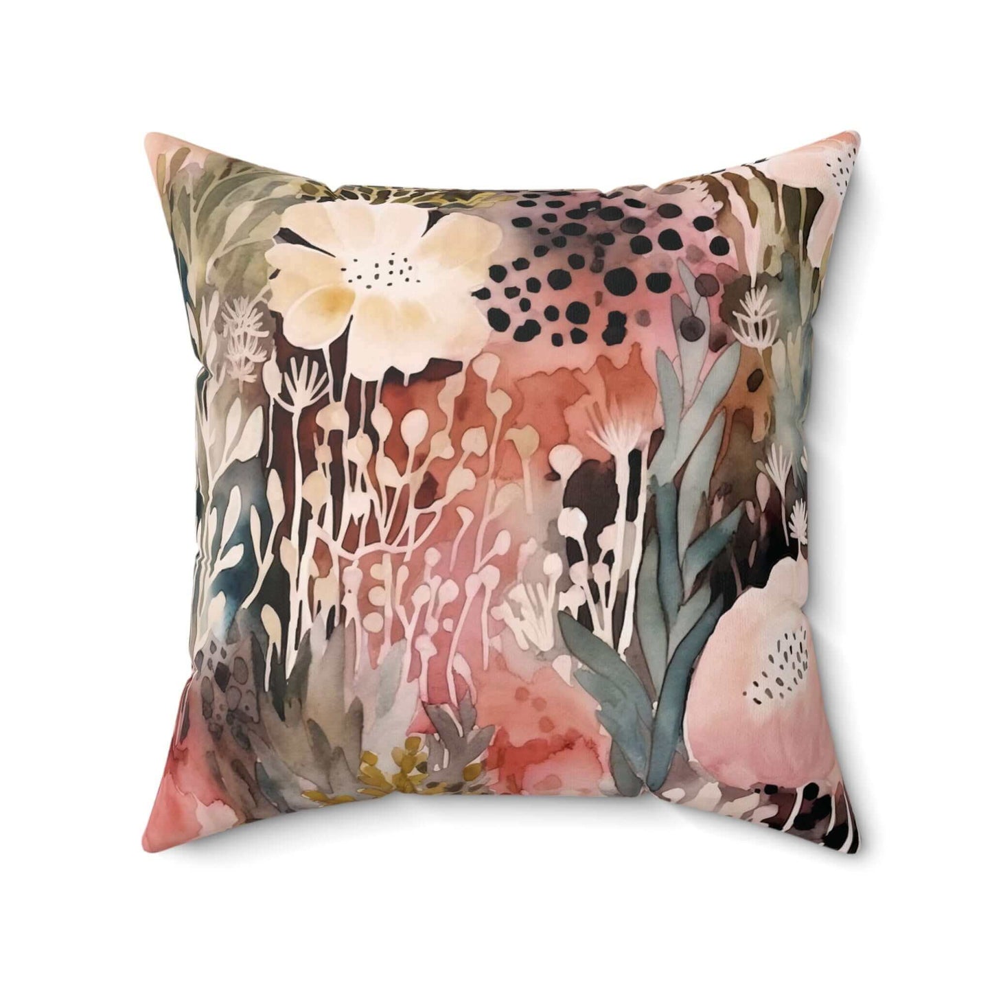 Floral Throw Pillow