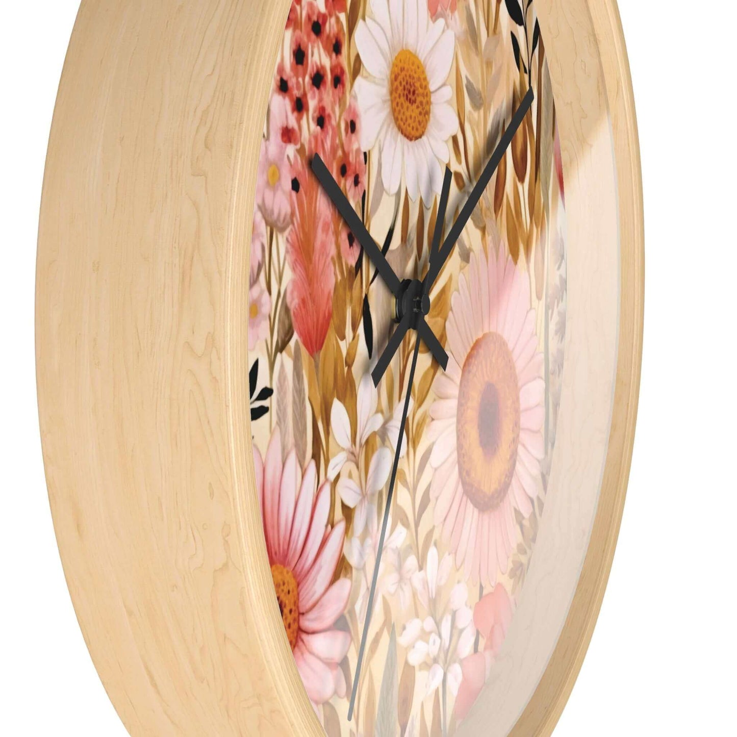 Floral Wall Clock