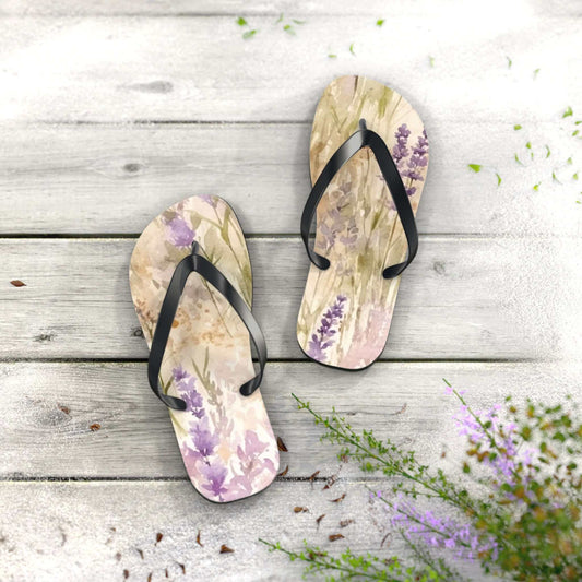 Floral Flip Flops