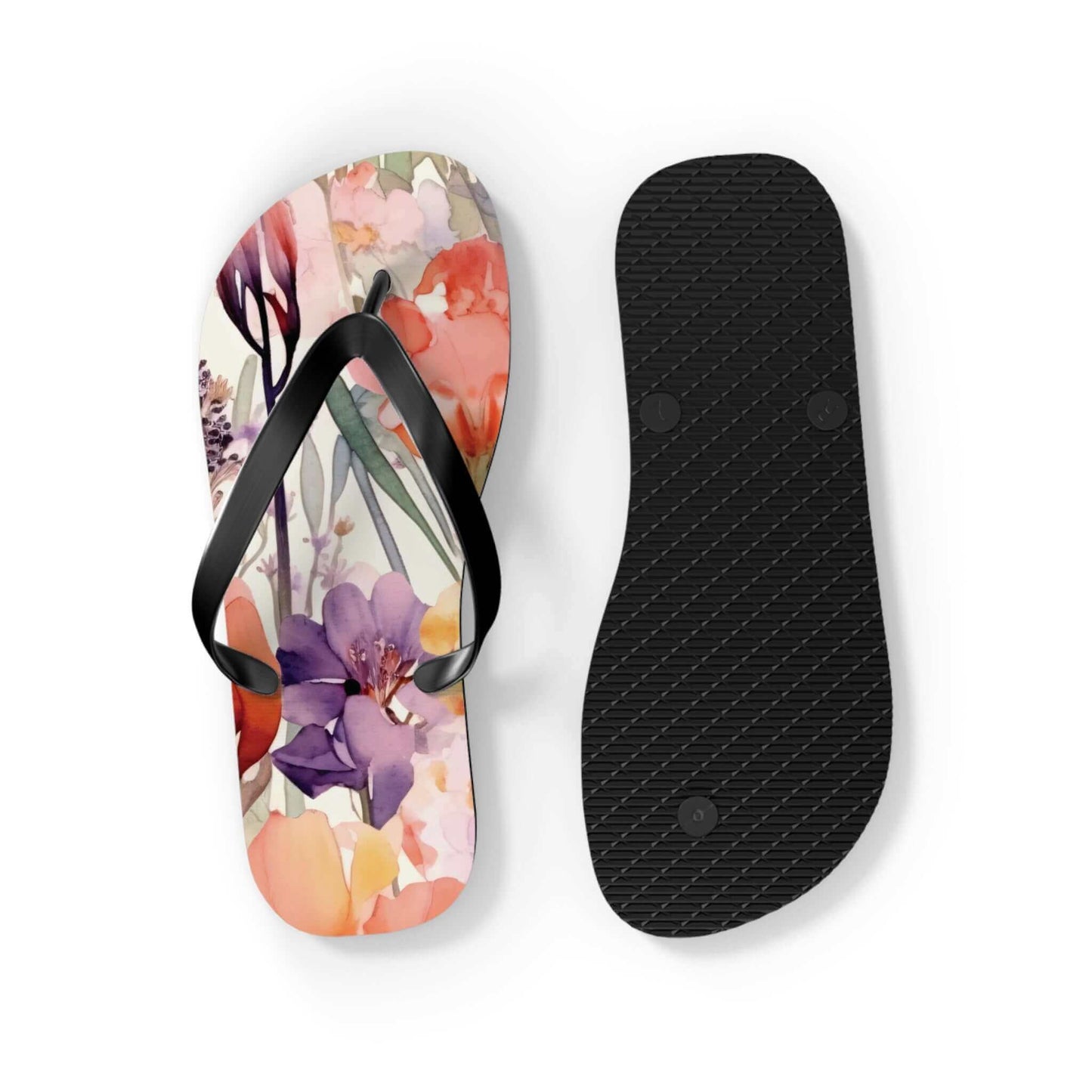 Floral Flip Flops