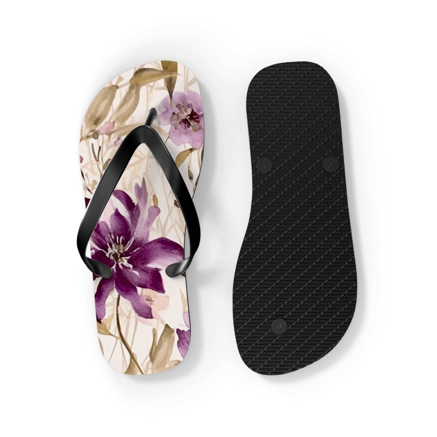 Floral Flip Flops