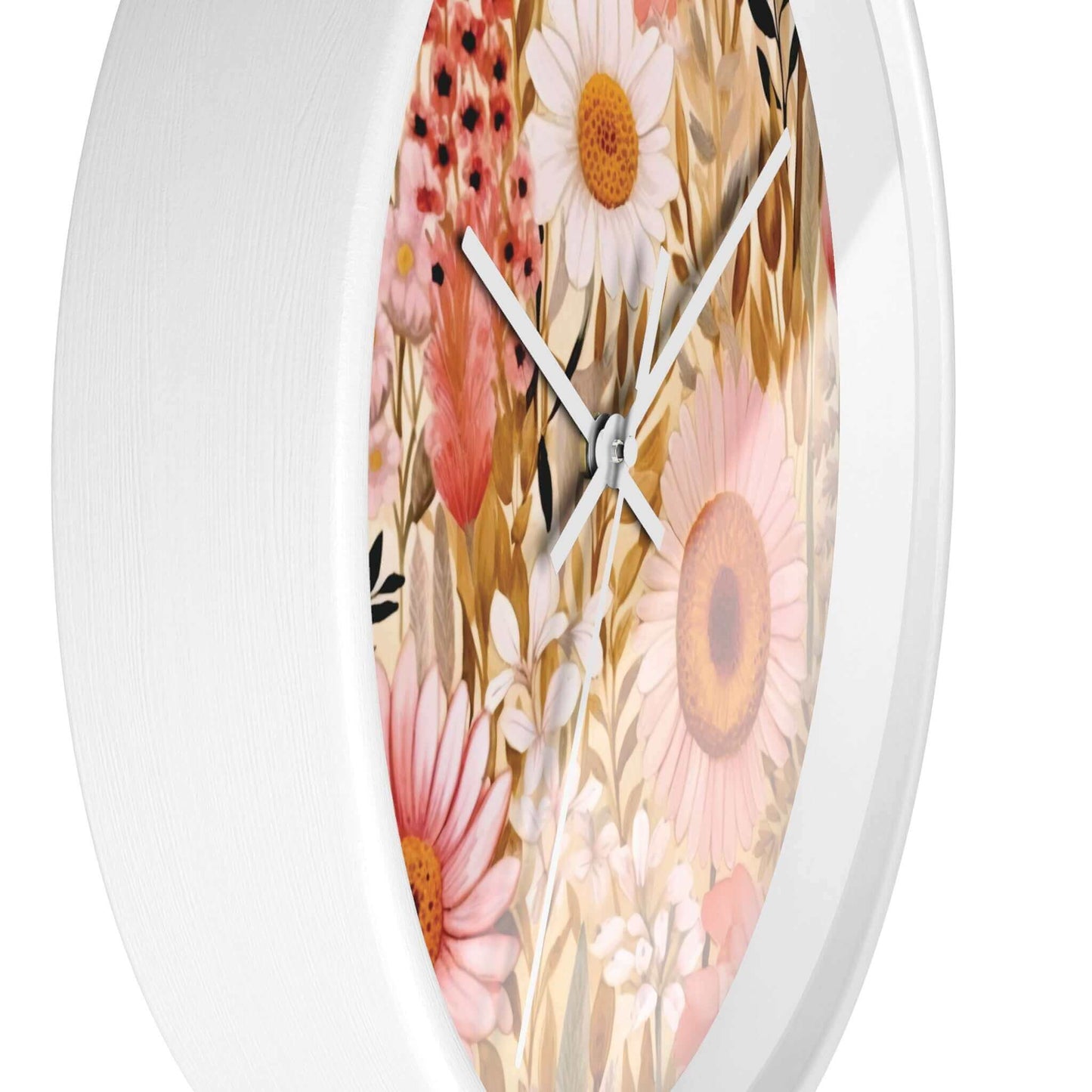 Floral Wall Clock