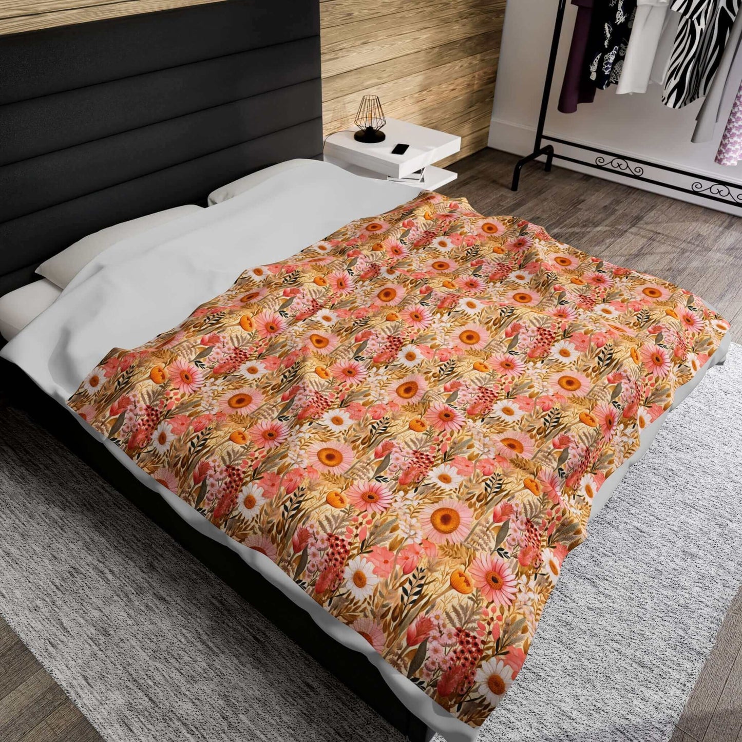 Floral Throw Blanket