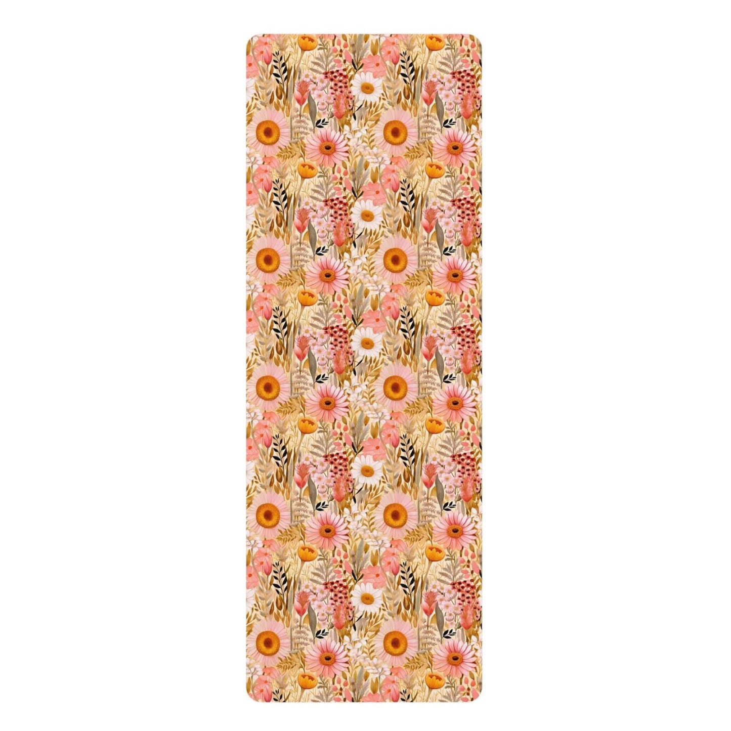 Floral Rubber Yoga Mat