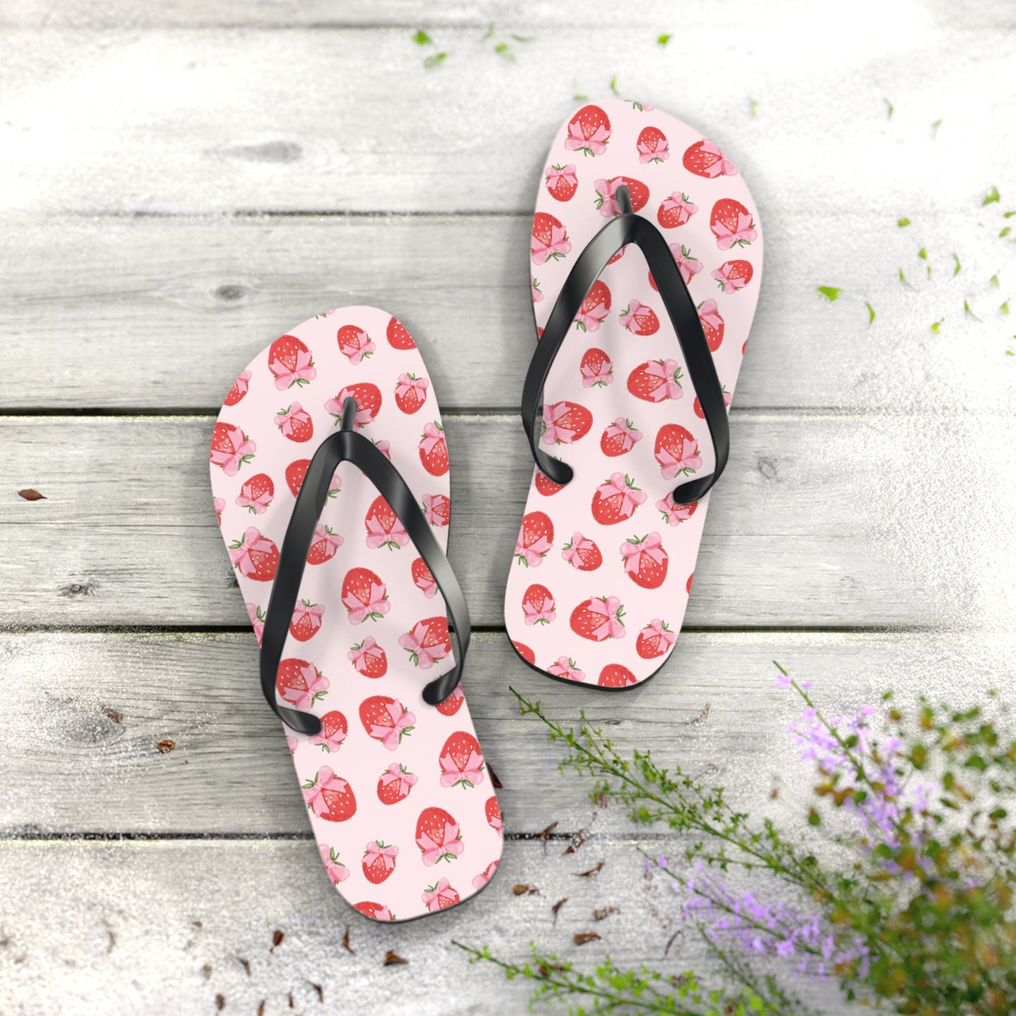 Strawberry Flip Flops