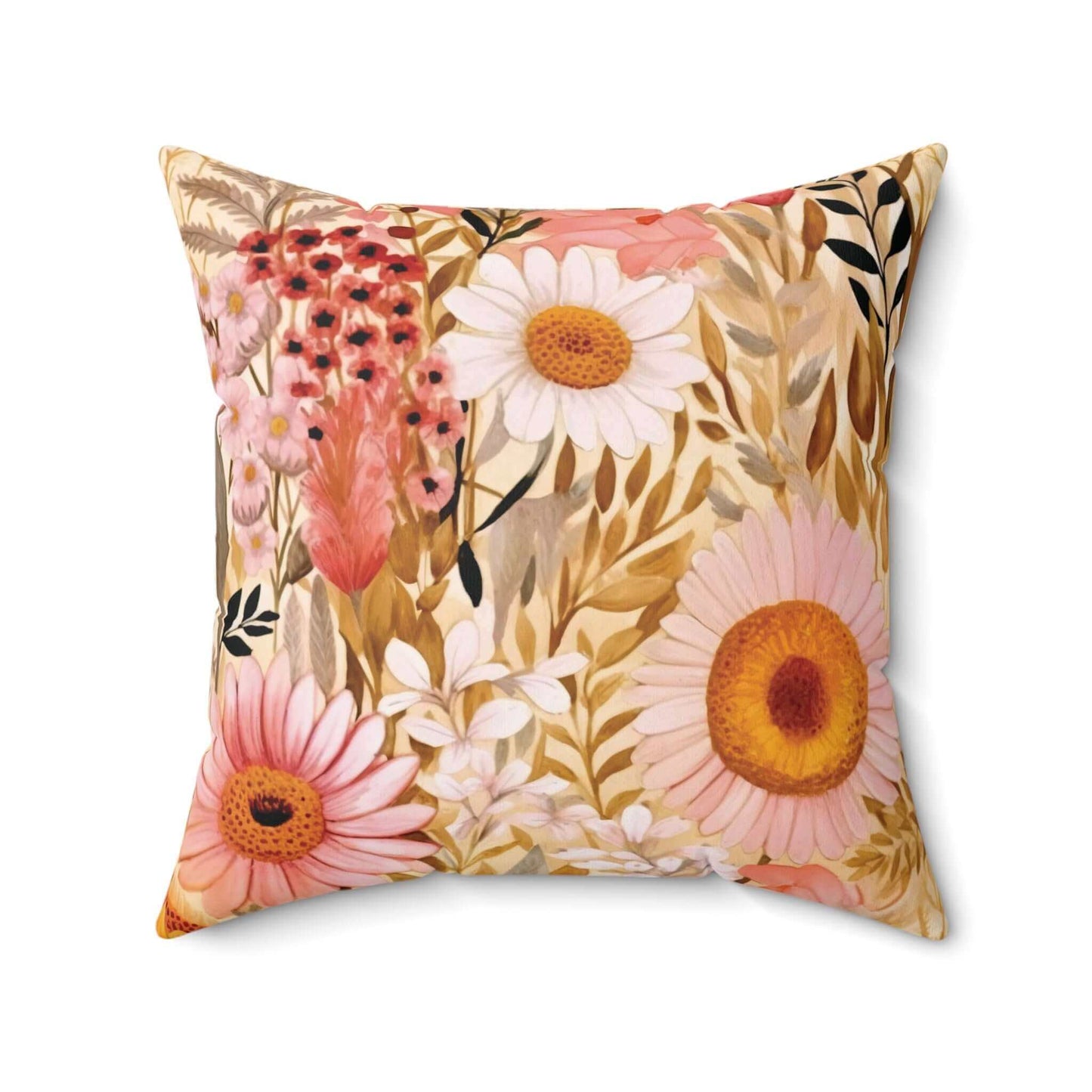 Floral Throw Pillow