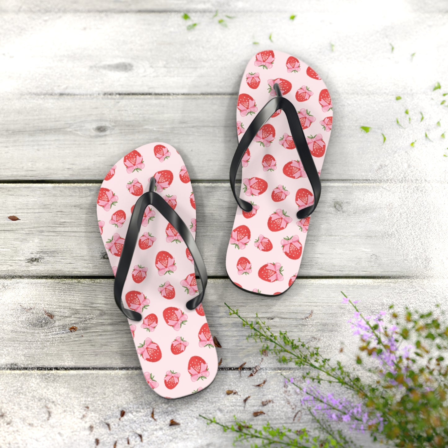 Strawberry Flip Flops