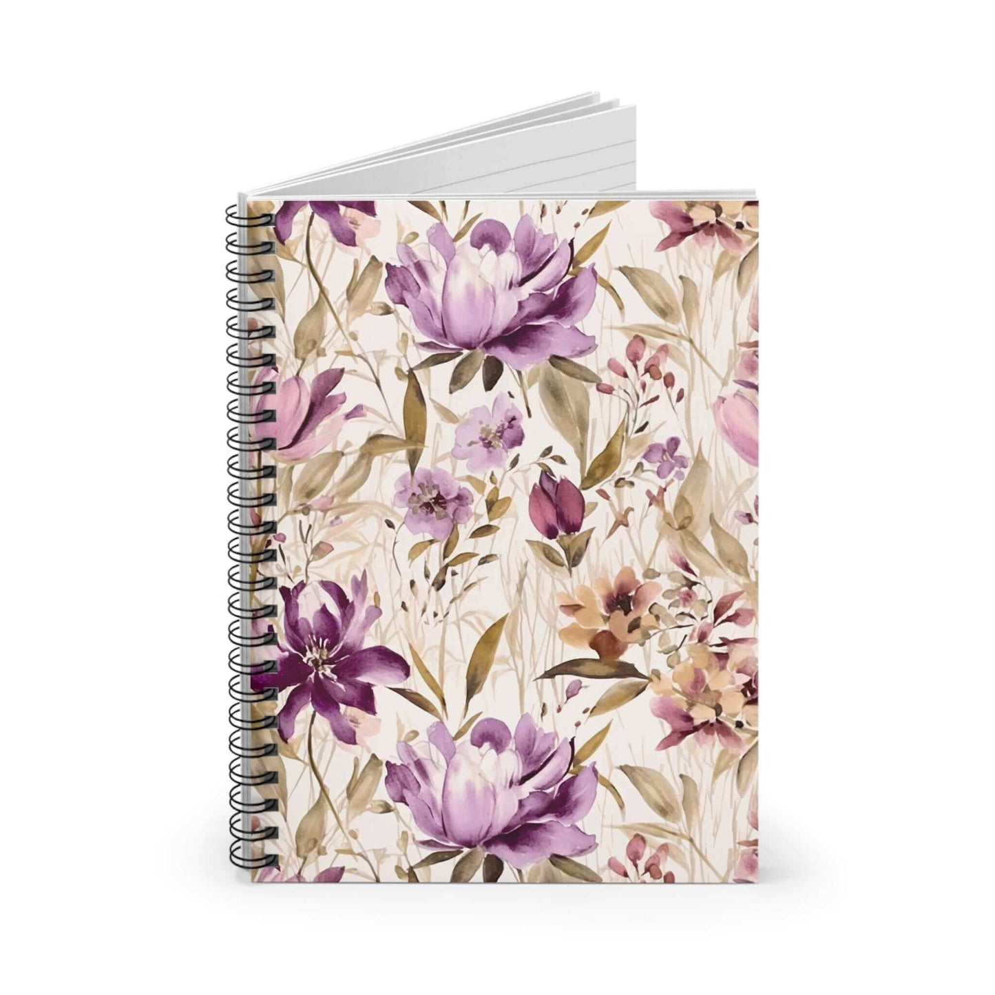 Floral Spiral Notebook