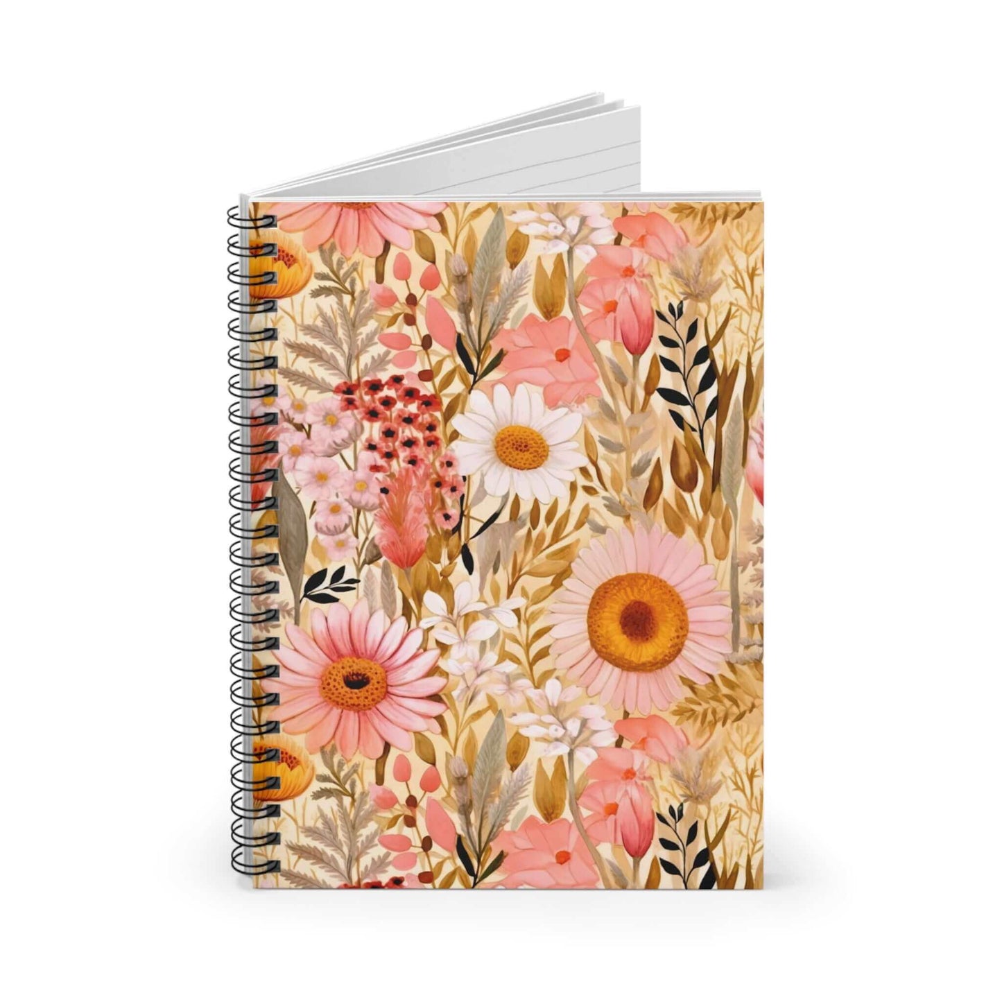 Floral Spiral Notebook