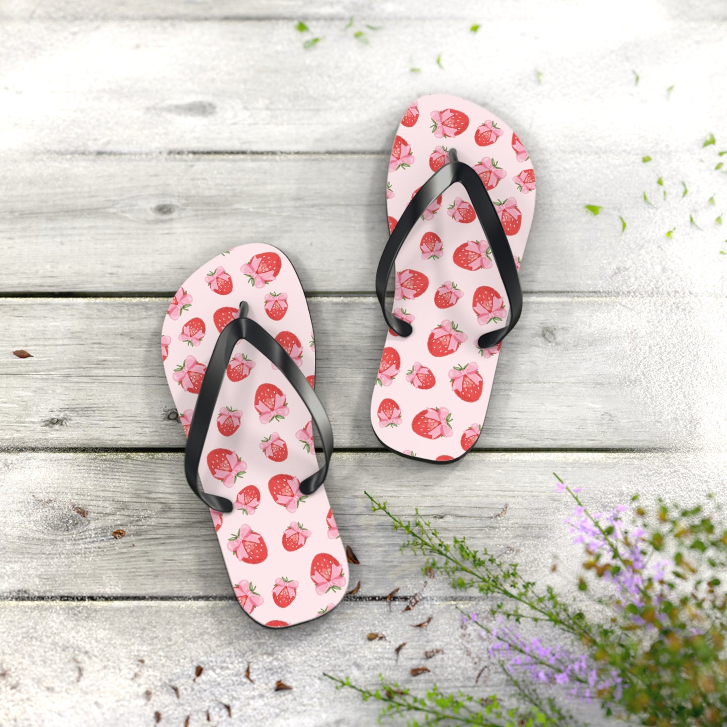 Strawberry Flip Flops