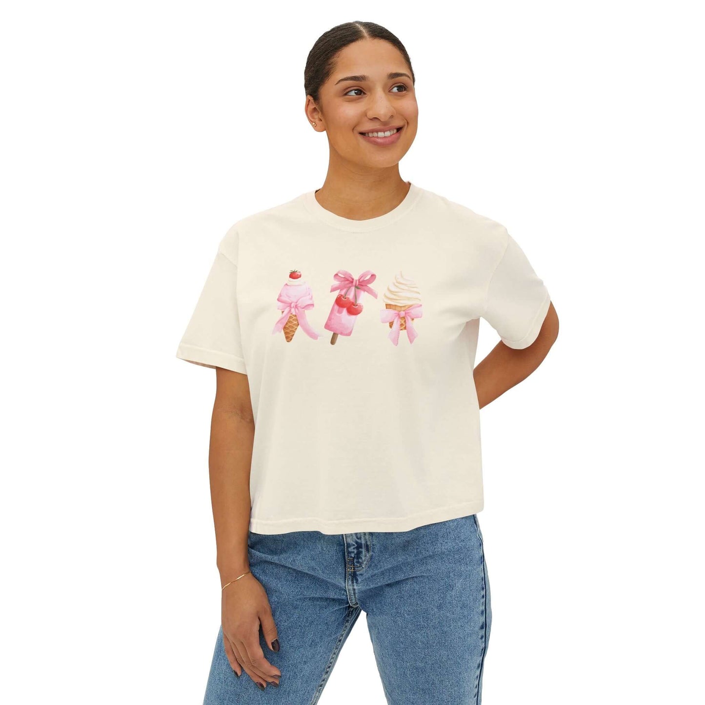 Ice Cream Women's Cropped Tee