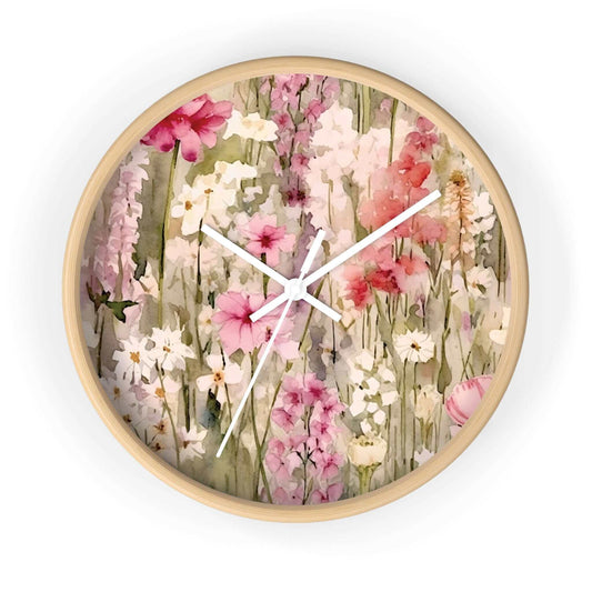 Floral Wall Clock