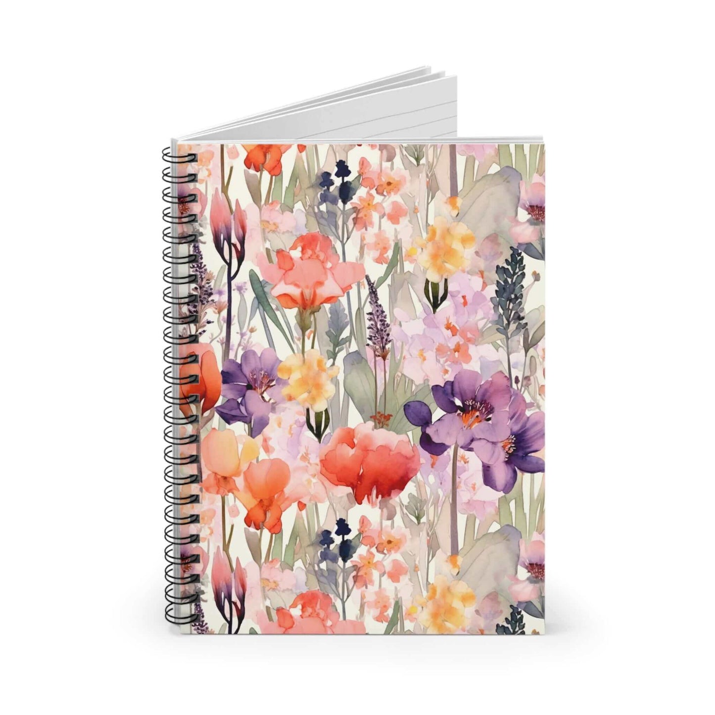 Floral Spiral Notebook