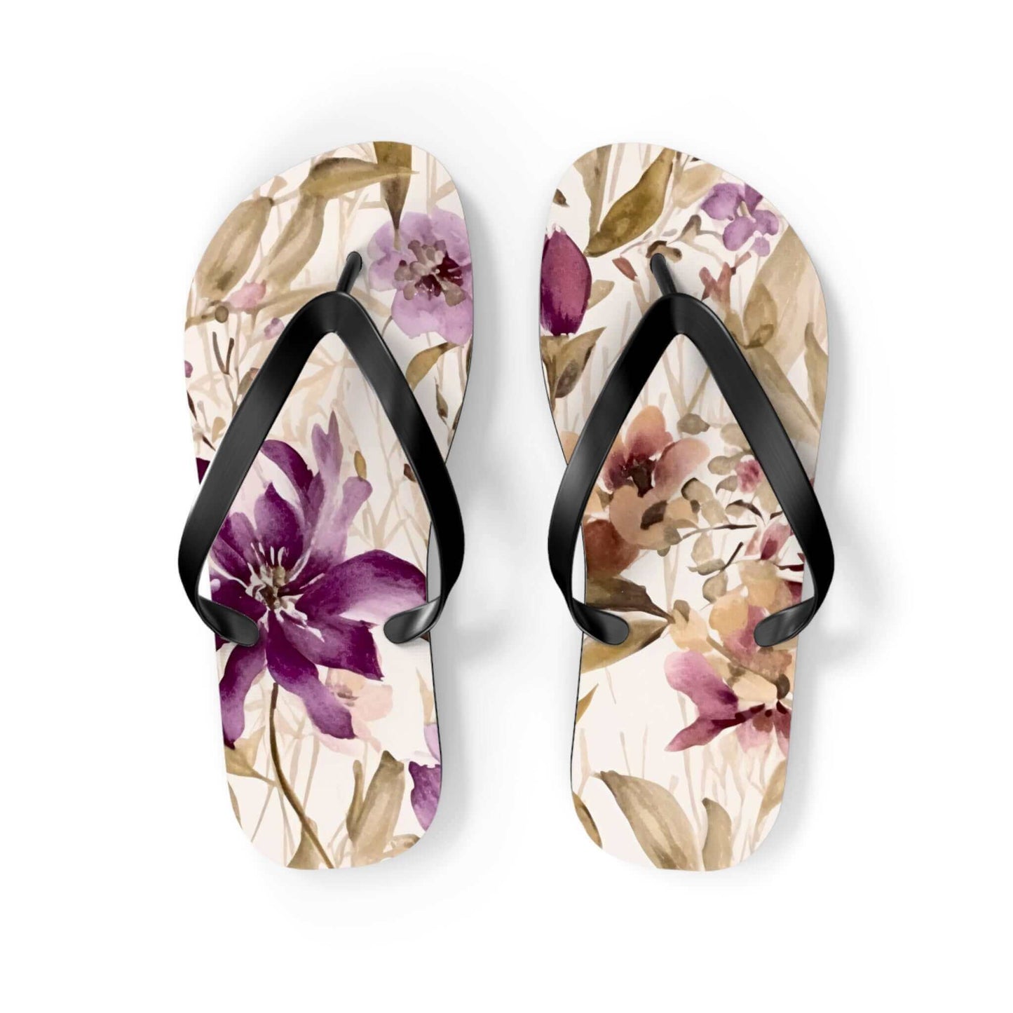 Floral Flip Flops