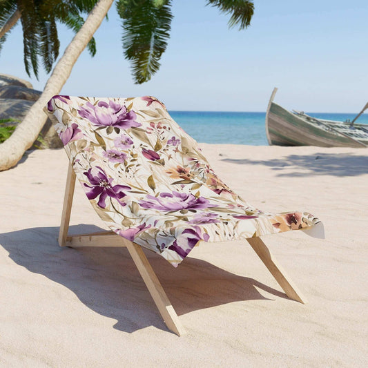 Floral Beach Towel