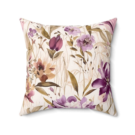 Floral Throw Pillow