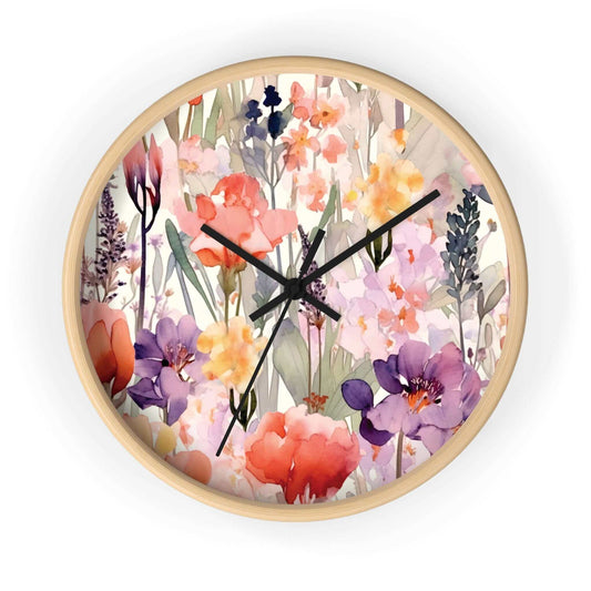 Floral Wall Clock