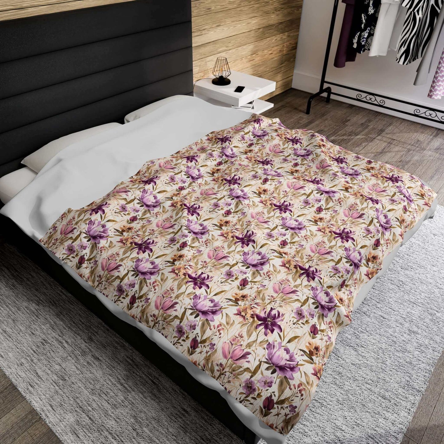 Floral Throw Blanket