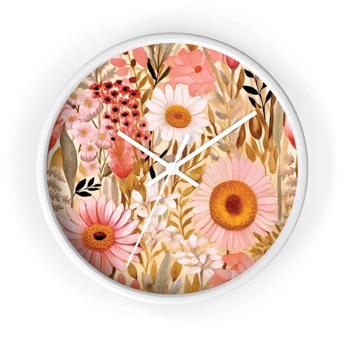 Floral Wall Clock