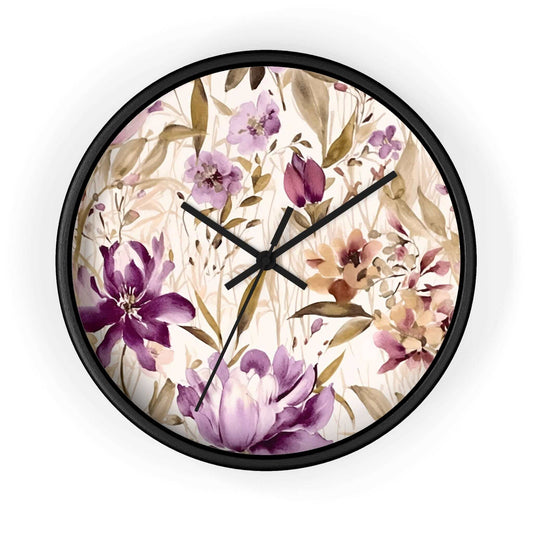 Floral Wall Clock