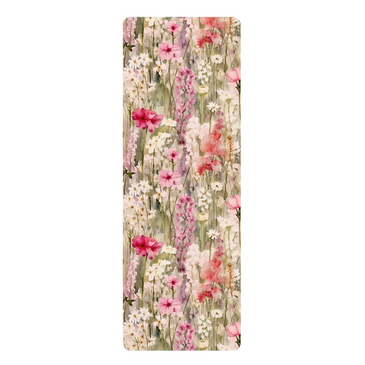 Floral Rubber Yoga Mat