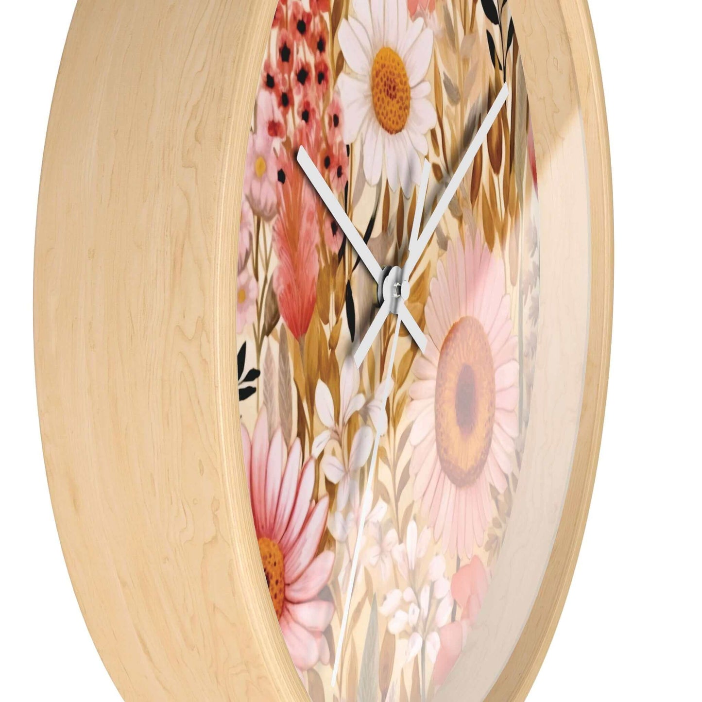 Floral Wall Clock