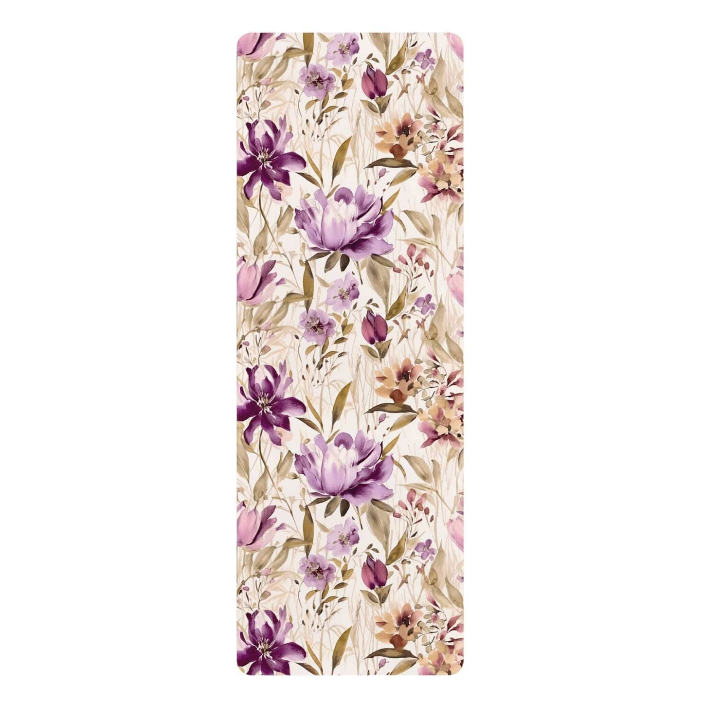 Floral Rubber Yoga Mat