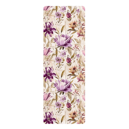 Floral Rubber Yoga Mat