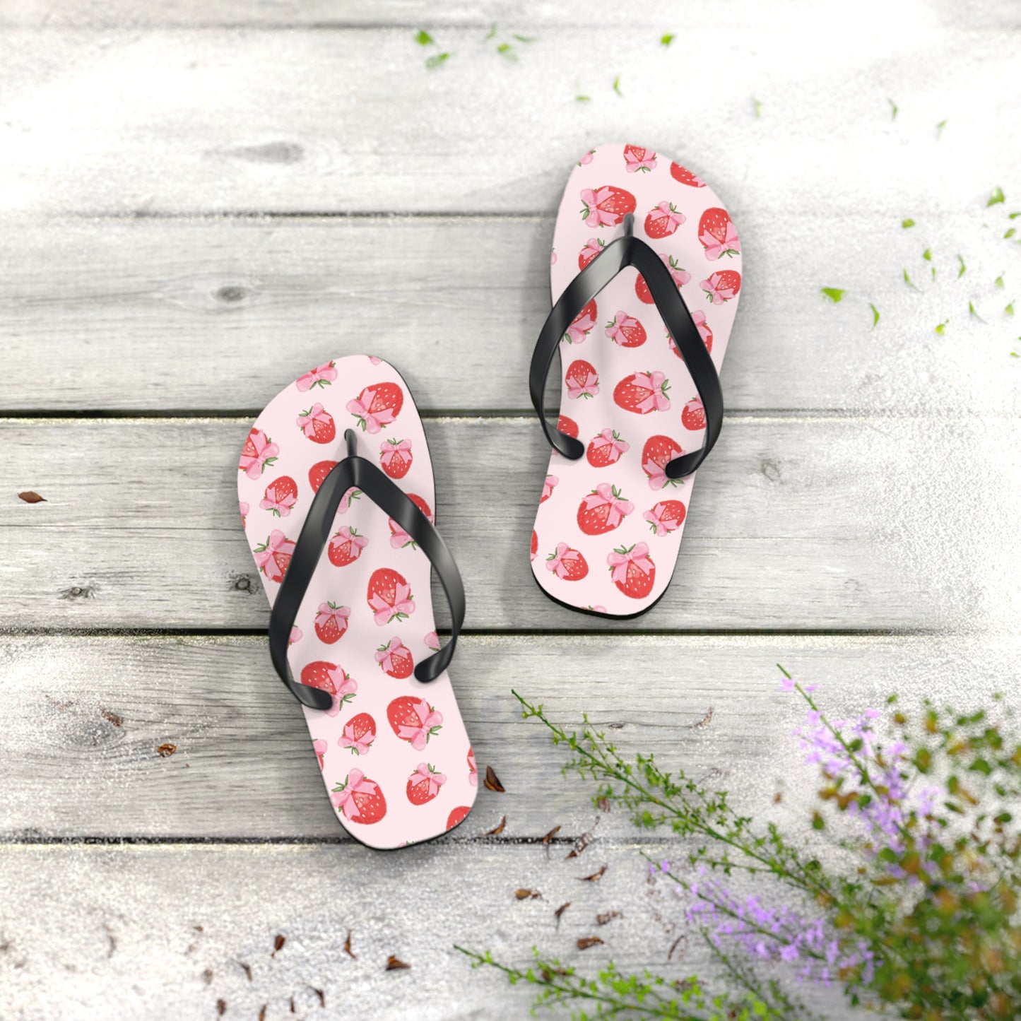 Strawberry Flip Flops