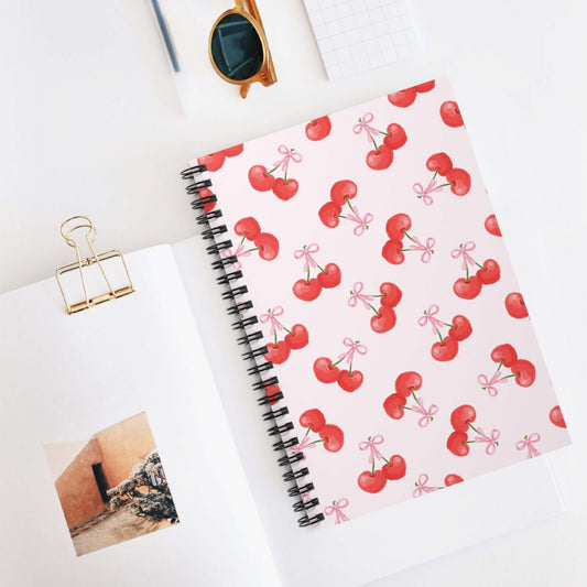 Cherry Spiral Notebook