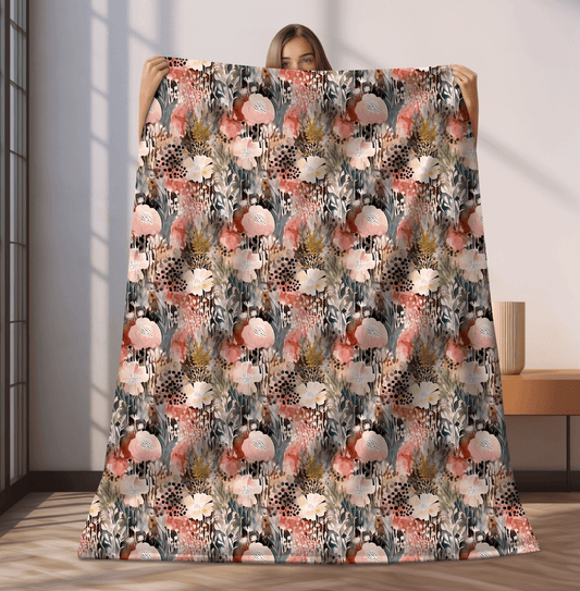 Floral Throw Blanket