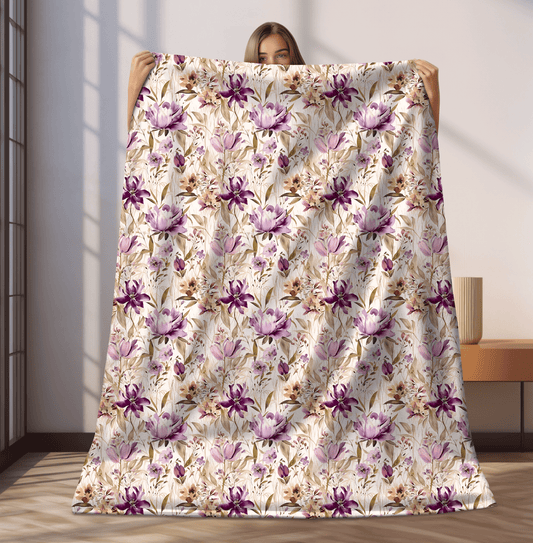 Floral Throw Blanket