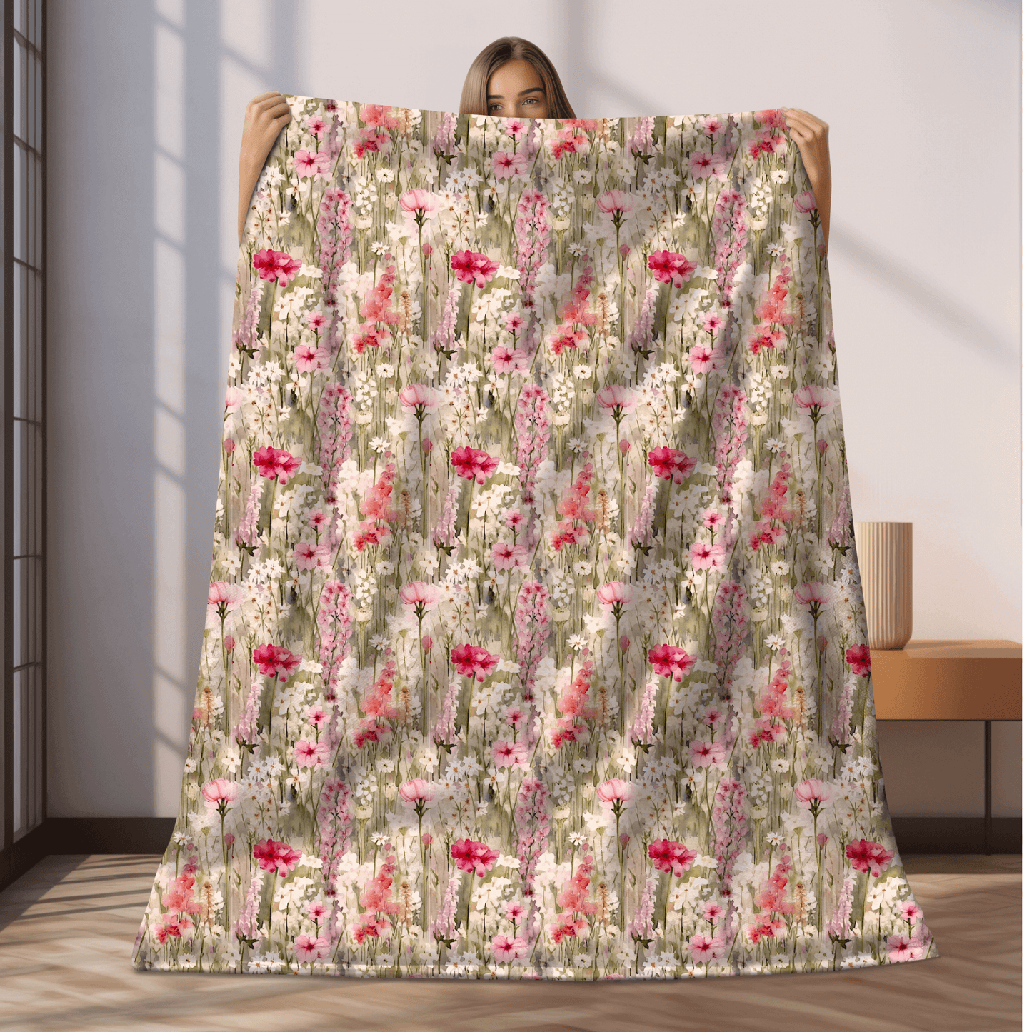 Floral Throw Blanket